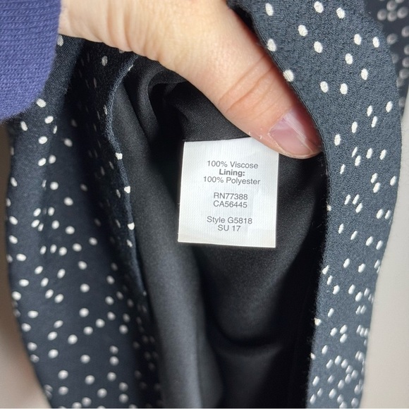 Madewell Polka Dot Shift Dress Knee Length 3/4 Sleeve Flowy - Picture 12 of 12